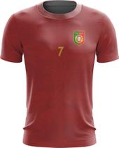 Camiseta de Portugal Copa Futebol Esportes Torcedor Dryfit