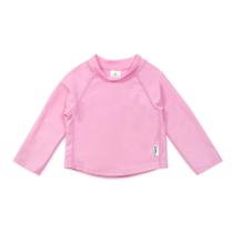 Camiseta de proteção solar Green Sprouts manga longa 3T UPF 50+ rosa Camiseta de proteção solar Green Sprouts manga longa 3T UPF 50+ rosa