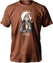 Camiseta De Santa Faustina Em Algodão Básica E Confortável Varias Cores Unissex