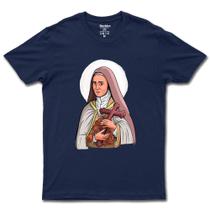 Camiseta De Santa Teresinha Católica DE Algodão Com Varias Cores