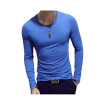Camiseta De Tênis Masculina Slim Fit De Manga Longa 2024, Roupas Esportivas, Tops Sólidos De