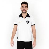 Camiseta de Time RetrôMania Botafogo Nilton Santos Branco - Masculino