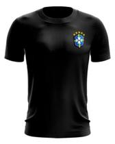 Camiseta de Time Seleção Brasileira Dry Fit Lisa 2022 Catar - UNISSEX