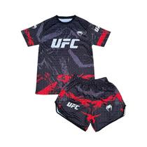 Camiseta De Treinamento UFC MMA Masculina, Moletom De Fitness Para Corrida, Roupas Esportivas Para
