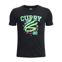 Camiseta de Treino Infantil Under Armour Curry Logo SS