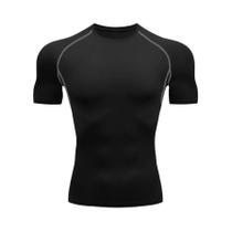 Camiseta De Treino Masculina Justa E Respirável Para Academia, Verão, Corrida Ao Ar Livre, Top De