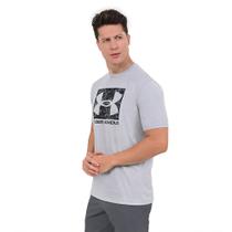 Camiseta de Treino Masculina Under Armour ABC Camo Boxed Logo Camiseta de Treino Masculina Under Armour ABC Camo Boxed Logo
