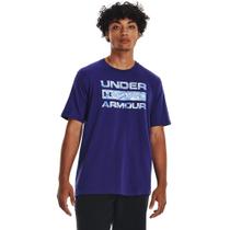 Camiseta de Treino Masculina Under Armour Stacked Logo Fill SS