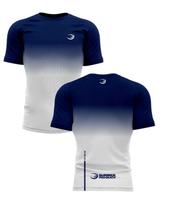 Camiseta de treino summer pro azul e branca academia fitness Camiseta de treino summer pro azul e branca academia fitness