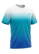 Camiseta de Treino Summer Pro Branca Verde Azul - Anti Odor UV50+ Camiseta de Treino Summer Pro Branca Verde Azul - Anti Odor UV50+