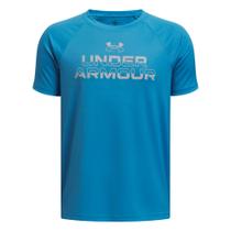 Camiseta de Treino Under Armour Tech Split Infantil Camiseta de Treino Under Armour Tech Split Infantil