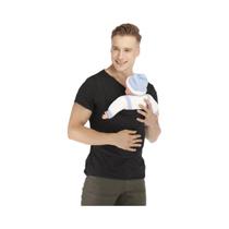 Camiseta De Verão De Manga Curta Para Gestantes Com Bolso Canguru Para Amamentação Em Nylon E
