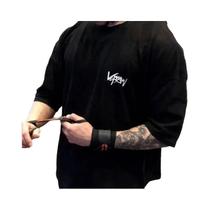 Camiseta De Verão Oversize Com Gola Redonda Em Algodão Para Homens, Estilo Streetwear, Manga Curta,