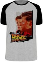 Camiseta De volta para o futuro Marty George McFly Blusa Plus Size extra grande adulto ou infantil Camiseta De volta para o futuro Marty George McFly Blusa Plus Size extra grande adulto ou infantil