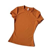 Camiseta De Yoga Feminina De Secagem Rápida E Respirável, Top De Fitness Com Mangas Curtas E