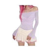 Camiseta De Yoga Feminina Leve De Malha Com Manga Longa, Semi-Transparente, Para Primavera E Verão Camiseta De Yoga Feminina Leve De Malha Com Manga Longa, Semi-Transparente, Para Primavera E Verão