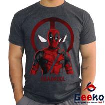 Camiseta Deadpool 100% Algodão Geeko