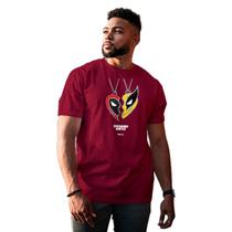 Camiseta Deadpool and Wolverine masculina Heart love camisa 100% algodão