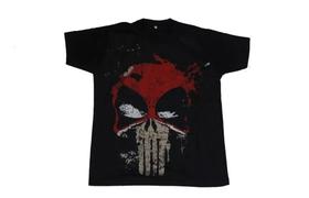 Camiseta Deadpool Justiceiro Blusa Adulto Unissex Lu108 BM