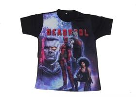 Camiseta Deadpool Marvel Blusa Adulto Unissex Lu107 BM Camiseta Deadpool Marvel Blusa Adulto Unissex Lu107 BM
