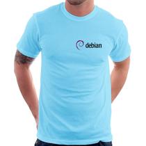 Camiseta Debian Linux - Foca na Moda