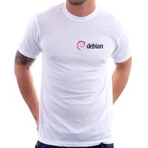 Camiseta Debian Linux - Foca na Moda