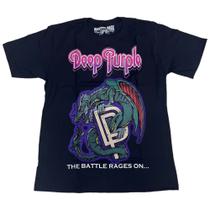 Camiseta Deep Purple Logo Blusa The Battle Rages On Rock Mr364 RC Camiseta Deep Purple Logo Blusa The Battle Rages On Rock Mr364 RC