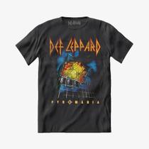 Camiseta Def Leppard - Pyromania Rock Till You Drop S/S