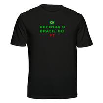Camiseta Defenda o Brasil Cor:PretaTamanho:G Camiseta Defenda o Brasil Cor:PretaTamanho:G