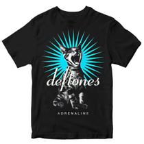 Camiseta Deftones Adrenaline Tamanho:MCor:Preto Camiseta Deftones Adrenaline Tamanho:MCor:Preto