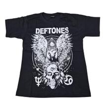 Camiseta Deftones Banda de Rock Blusa Adulto Unissex PZ403 Camiseta Deftones Banda de Rock Blusa Adulto Unissex PZ403