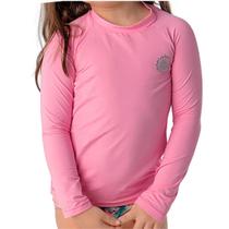 Camiseta Demillus Infantil Manga Longa Praia Proteção UV Microfibra Camiseta Demillus Infantil Manga Longa Praia Proteção UV Microfibra