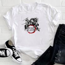 Camiseta Demon Slayer Amigos do Tanjiro Camiseta Demon Slayer Amigos do Tanjiro