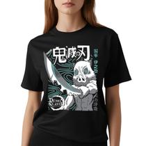 Camiseta Demon Slayer Cabeça De Porco Adulto