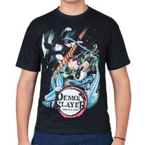 Camiseta Demon Slayer Estampada Premium Camisa Unissex