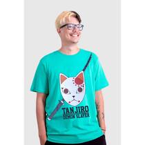 Camiseta Demon Slayer: Kimetsu No Yaiba Tanjiro Kamado Verde Original Oficial moda Geek Otaku Anime Camiseta Demon Slayer: Kimetsu No Yaiba Tanjiro Kamado Verde Original Oficial moda Geek Otaku Anime