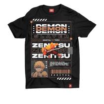 Camiseta Demons Slayer - Zenitsu Detalhes