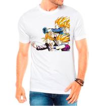 Camiseta Desenho Anime Dragon Ball Z Luta Masculina 01