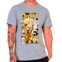 Camiseta Desenho Anime Dragon Ball Z Luta Masculina 02