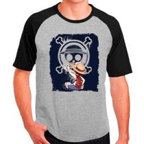 Camiseta desenho anime one pieces cinza masculina08