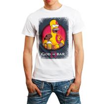 Camiseta Desenho Bart Simpsons Homer Simpsons Lançamento 08