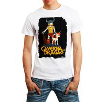 Camiseta desenho caverna do dragão camisa masculina lançamento