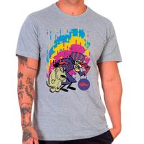 Camiseta desenho dick vigarista rabugento cinza masculina01