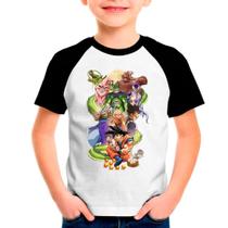 Camiseta Desenho DRAGON BALL Z Moda Infantil Roupa Criança 03