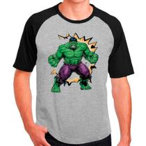 Camiseta Desenho Hulk Herói Quadrinhos Masculina 02