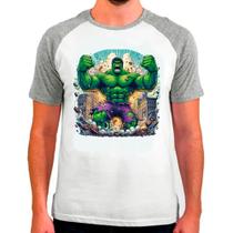 Camiseta Desenho Hulk Herói Quadrinhos Masculina 03