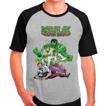 Camiseta Desenho Hulk Herói Quadrinhos Masculina 04