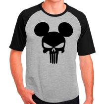 Camiseta desenho mickey mouse cinza masculina01