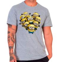 Camiseta desenho minions camisa masculina lançamento 01