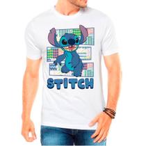 Camiseta desenho stitch camisa masculina lançamento 01